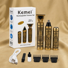 3 in 1 grooming kit | Multiple trimming attachments