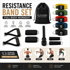 Resistance Band Set – Full Body Home Workout Kit