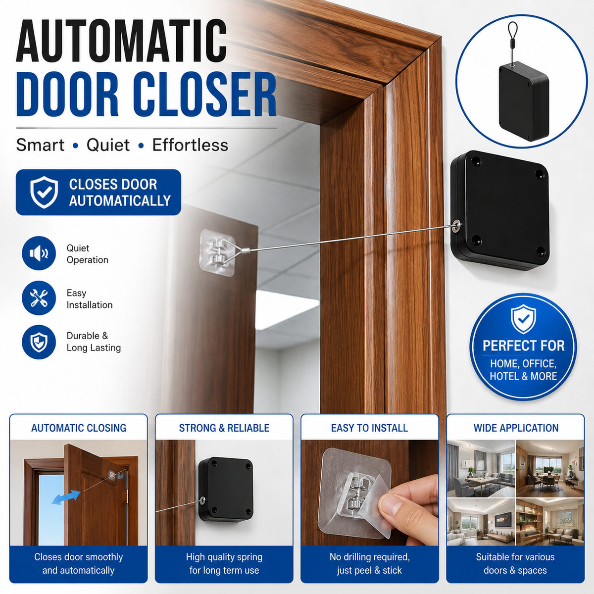 Automatic door closer 🔥