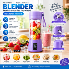 Portable Rechargeable Blender – USB Mini Smoothie & Juice Maker