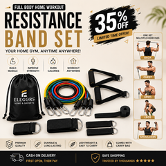 Resistance Band Set – Full Body Home Workout Kit