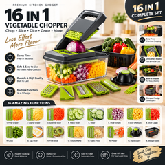 16 in 1 multifunctional vegetable cutter | Free home delivery only on this product🔥