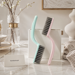 2-Piece Multi-Purpose Cleaning Brush Set for Tiles, Grout & Bathroom Corners